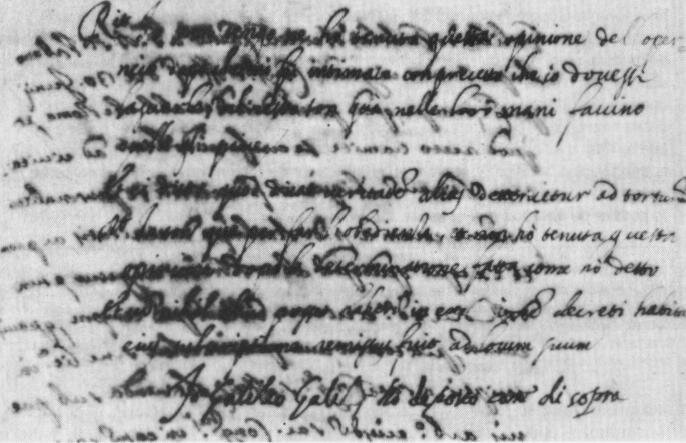 ABJURACI&Oacute;N DE GALILEO