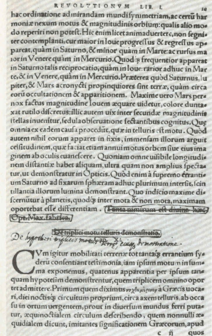De revolutionibus orbium coelestium